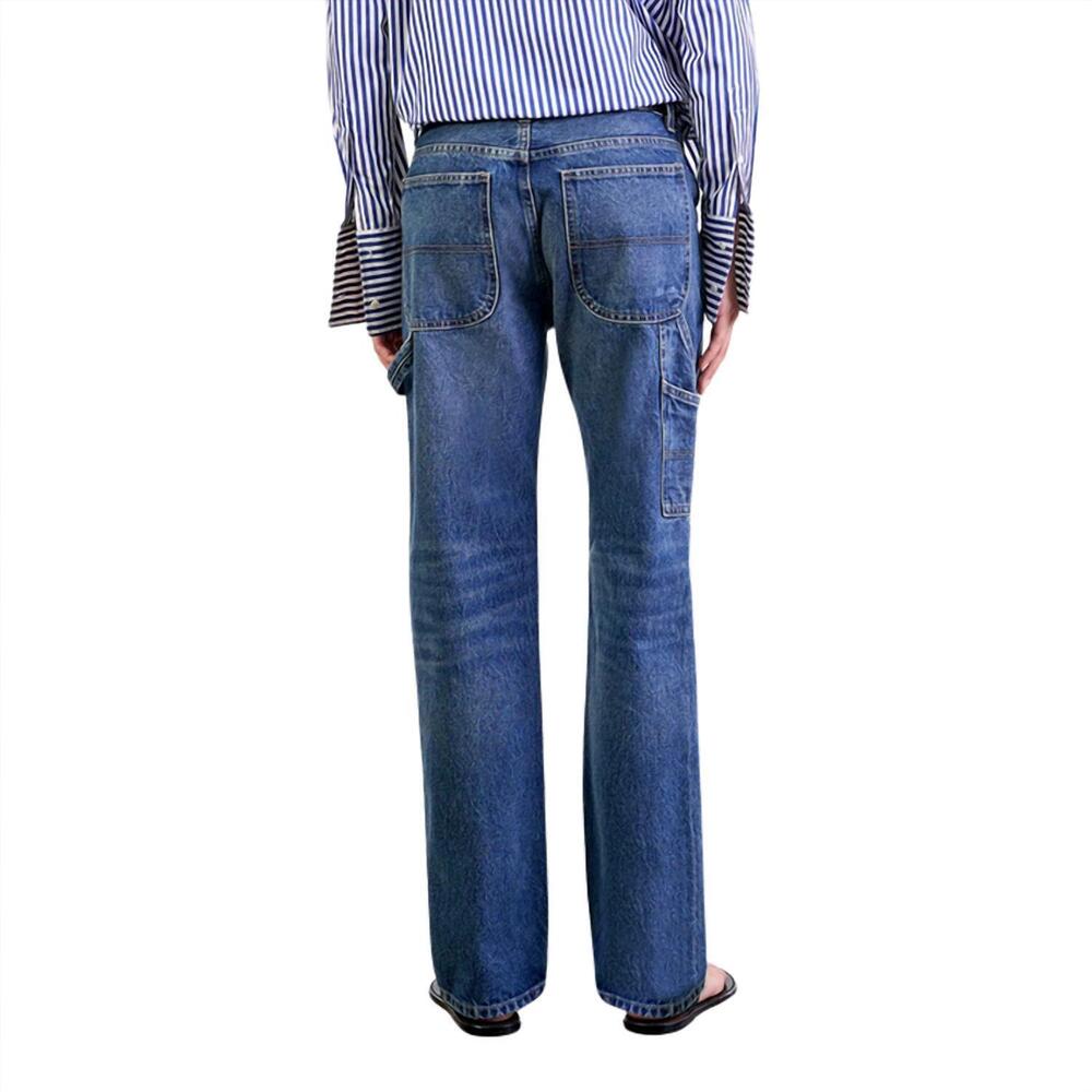 NEW NILI LOTAN women's calvin carpenter jean in simon wash - Picture 3 of 4